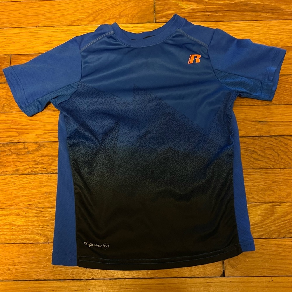 Blue performance top